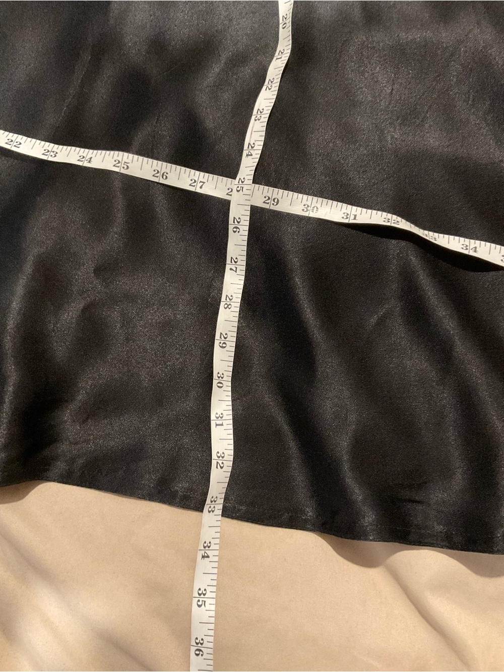 Source Unknown Black Satin Bias-Cut Maxi Skirt - Picture 10 of 11